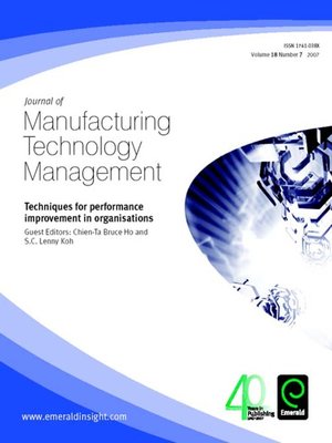 cover image of Journal of Manufacturing Technology Management, Volume 18, Issue 7